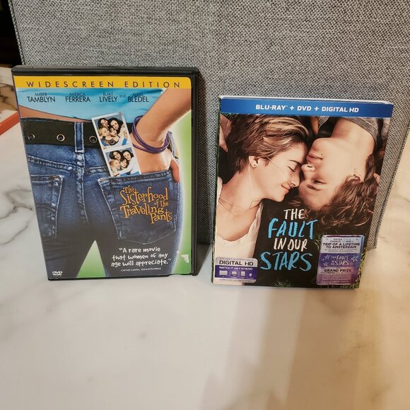 The Sisterhood of the Traveling Pants & The Fault in Our Stars DVDs - Picture 1 of 9